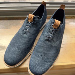 Hush Puppies Expert Wingtip Knit Navy Size 10